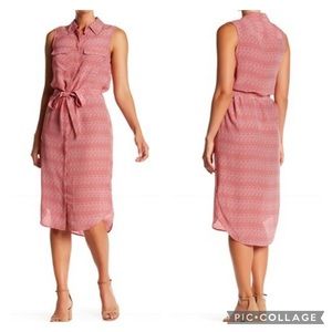 Equipment Tegan Daisy Sleeveless Print Silk Dress Size Small